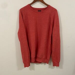 J. Crew Men's Coral Crewneck Sweater